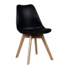 Opjet Chaise Salle à Manger Scandinave Noir 20