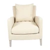 Durieux Fauteuil Salon En Tissu Beige – Boniface 23