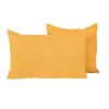 HARMONY HAOMY Housse De Coussin Chamois En Lin 80X80cm 11