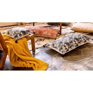 HARMONY HAOMY Coussin Mahe Naturel 40x60cm En Lin Lavé 14
