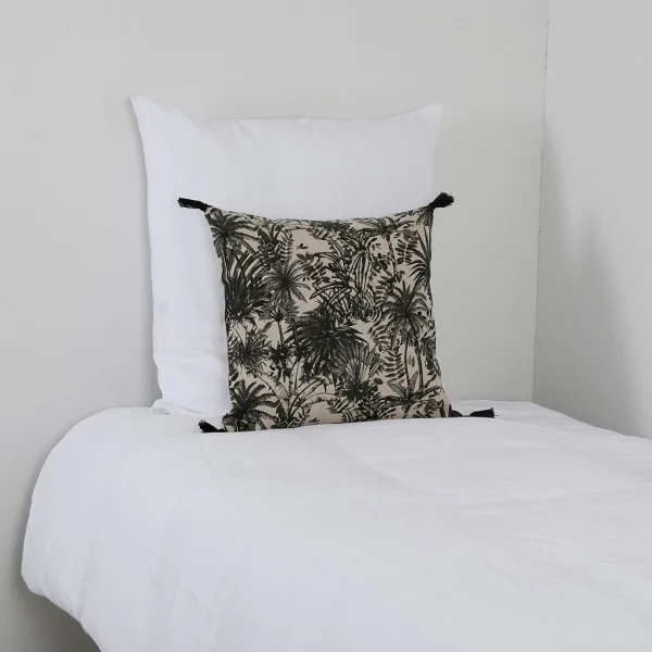 HARMONY HAOMY Coussin Mahe Naturel 40x60cm En Lin Lavé 7