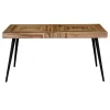 Zago Table à Manger En Teck Recyclé Et Métal 150x75cm – Wally 16
