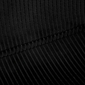 Home Déco Factory Chaise Salle à Manger En Velours Cotelé Noir – Giulia 16