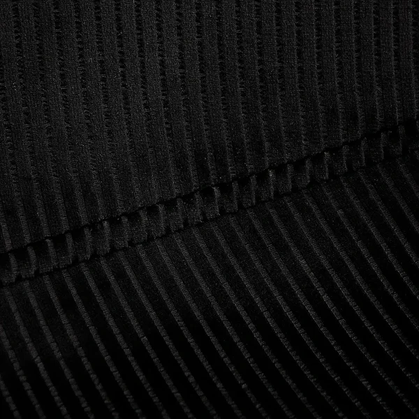 Home Déco Factory Chaise Salle à Manger En Velours Cotelé Noir – Giulia 6