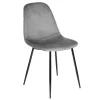 Home Déco Factory Chaise Salle à Manger En Velours Cotelé Gris – Giulia 20