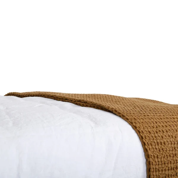 HARMONY HAOMY Plaid Tempo Ii Tabac 130x200cm 8