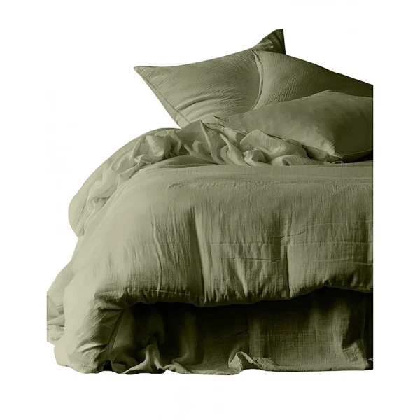 HARMONY HAOMY Housse De Couette Dili Kaki 240x220cm 1