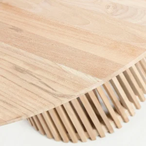 La Forma Table à Manger Ronde En Bois Teck Naturel D120cm – Irun 11