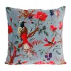 HARMONY HAOMY Coussin Birdy En Velours 45x45cm Jade En Coton 5