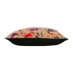 HARMONY HAOMY Coussin Birdy En Velours 45x45cm Tabac En Coton 16