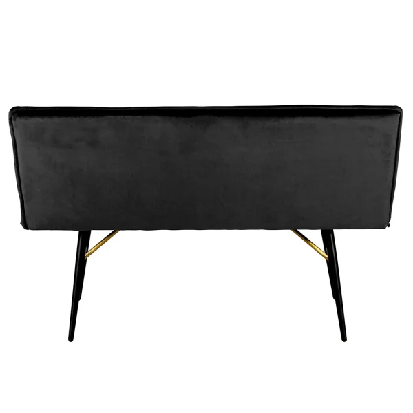 Zago Banc En Velours Noir – Vero 5