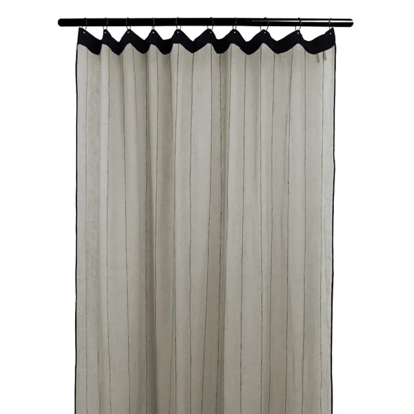 HARMONY HAOMY Rideau Calvi En Lin Naturel 140x280cm 1