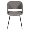 Zago Chaise Salle à Manger Tissu Gris – Alma 17