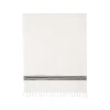 HARMONY HAOMY Drap De Plage Uni Tuitti 90x180cm Blanc 22