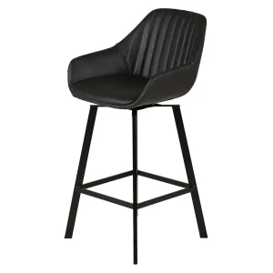 Zago Chaise Haute Pivotante Noir Veilli – Moss 9