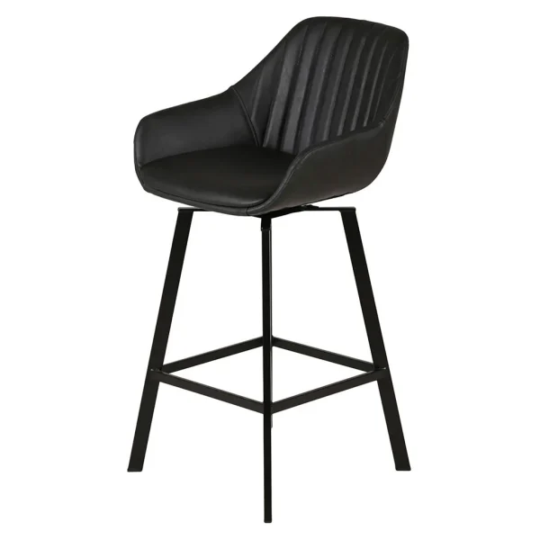 Zago Chaise Haute Pivotante Noir Veilli – Moss 3