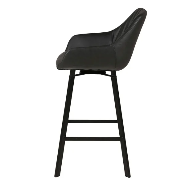 Zago Chaise Haute Pivotante Noir Veilli – Moss 4