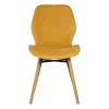Zago Chaise Salle à Manger En Tissu Soft Touch Moutarde – Keri 22