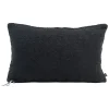 HARMONY HAOMY Coussin En Tissu Bouclette Noir 40x60cm – Erode 11