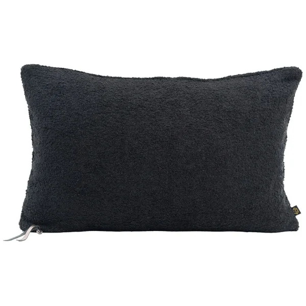HARMONY HAOMY Coussin En Tissu Bouclette Noir 40x60cm – Erode 1