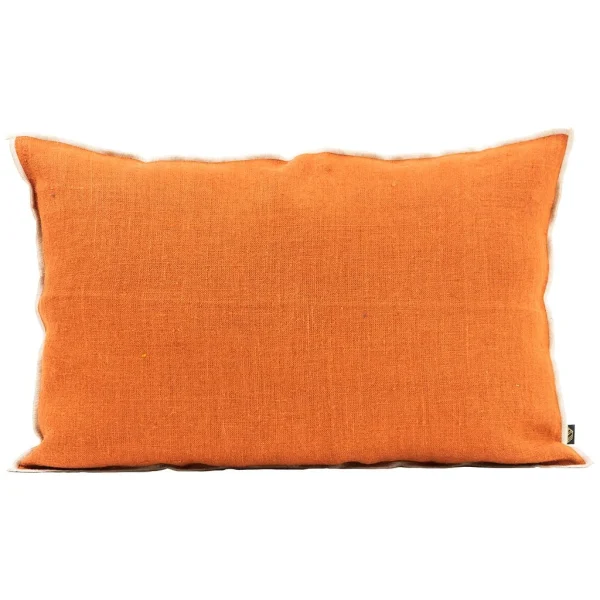 HARMONY HAOMY Coussin Chennai Brick 40x60cm En Lin Lave 1