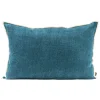 HARMONY HAOMY Coussin Chennai Bleu De Prusse 40x60cm En Lin Lave 13