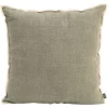 HARMONY HAOMY Coussin Chennai Kaki 45x45cm En Lin Lave 11