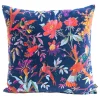 HARMONY HAOMY Coussin Birdy Denim 45x45cm En Velour 13