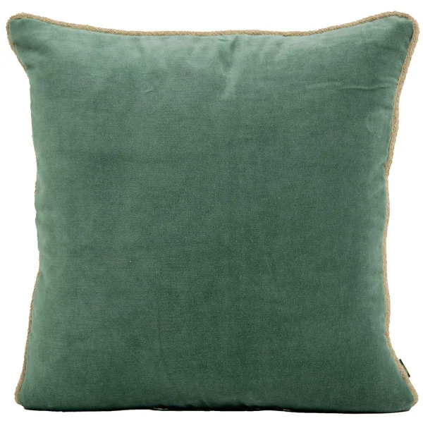 HARMONY HAOMY Coussin Delhi Celadon 45x45cm En Velour 1