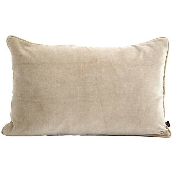 HARMONY HAOMY Coussin Delhi Craie 40x60cm En Velour 1