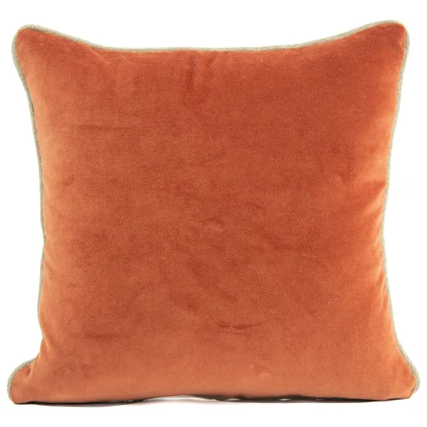 HARMONY HAOMY Coussin Delhi Brick 45x45cm En Velour 1