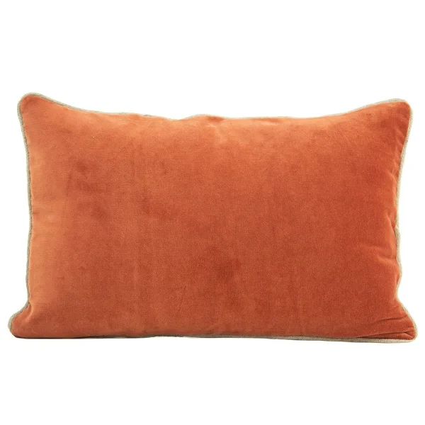 HARMONY HAOMY Coussin Delhi Brick 40x60cm En Velour 1