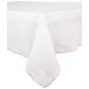 HARMONY HAOMY Nappe Venise Blanc 160x250cm En Lin Lave 11
