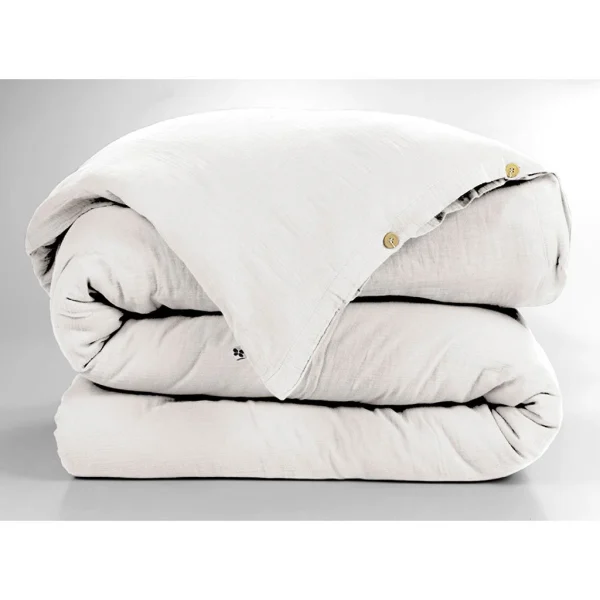 L’effet Papillon Housse De Couette Chantilly En Gaze De Coton 240x220cm – Gaïa 4
