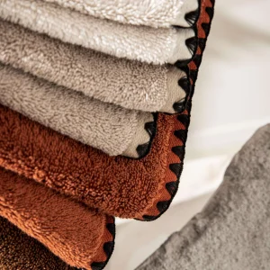 HARMONY HAOMY Serviette De Toilette Issey Lin 50x100cm 9