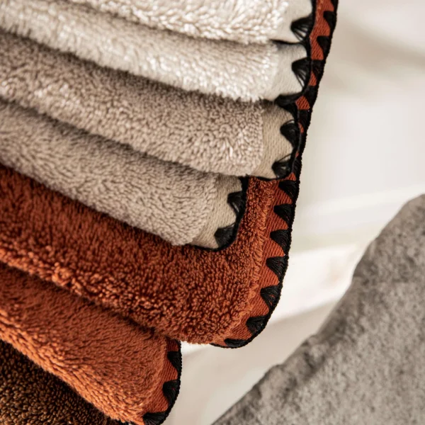HARMONY HAOMY Serviette De Toilette Issey Lin 50x100cm 4