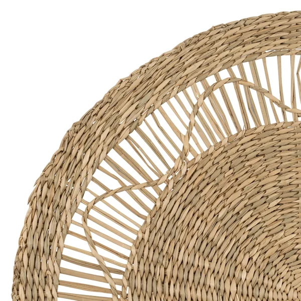 SEMA DESIGN Set Table Flora Gipsy Naturel,bleu D35cm Posidonie 3