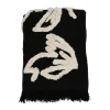 SEMA DESIGN Plaid Tufte Solor Noir Et Blanc 170X130cm 8
