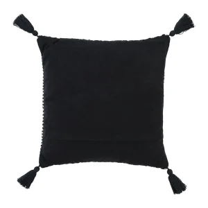 SEMA DESIGN Housse De Coussin Courba Noir 45x45cm Coton 7