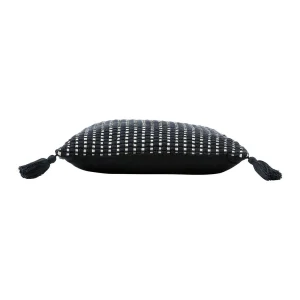 SEMA DESIGN Housse De Coussin Courba Noir 45x45cm Coton 9