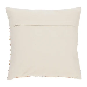 SEMA DESIGN Housse De Coussin Brodée Terre Boheme Creme Et Nude 45x45cm En Coton 7