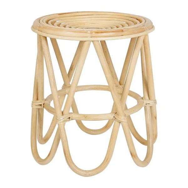 SEMA DESIGN Tabouret En Rotin Naturel 1