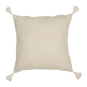 SEMA DESIGN Housse De Coussin Carré En Coton Crème Et Doré – Golden 9