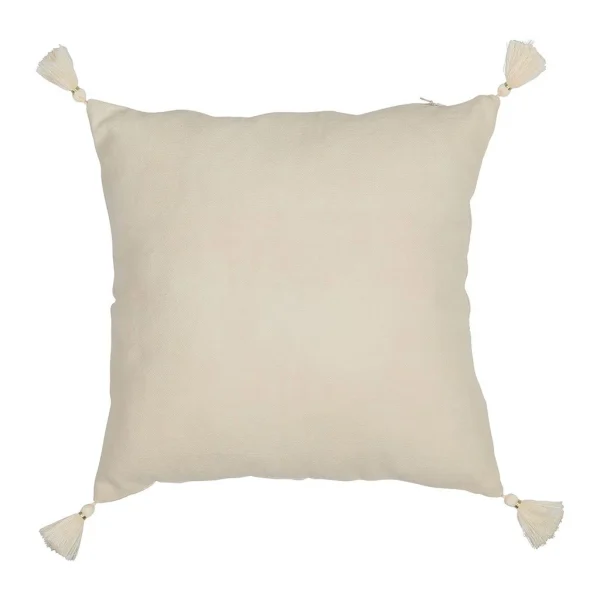 SEMA DESIGN Housse De Coussin Carré En Coton Crème Et Doré – Golden 4