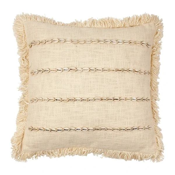 SEMA DESIGN Housse De Housse De Coussin écru 45cm – Blue Sand 1
