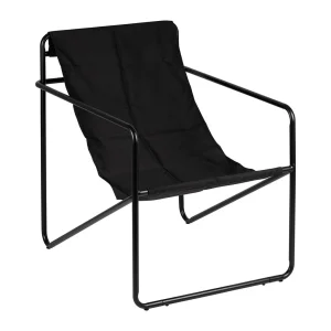 SEMA DESIGN Fauteuil Noir En Tissu Et Fer – Madeira 12