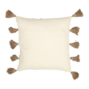 SEMA DESIGN Housse De Coussin Motif Irrégulier écru Et Taupe 45x45cm -blue Sand 9