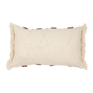 SEMA DESIGN Housse De Coussin Rayé Tufté écru Et Brun 50x30cm – Madeira 9
