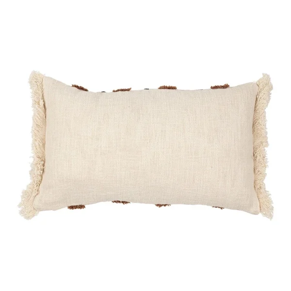 SEMA DESIGN Housse De Coussin Rayé Tufté écru Et Brun 50x30cm – Madeira 4