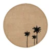 SEMA DESIGN Set De Table Rond En Jute Naturel Et Noir – Palmea 10